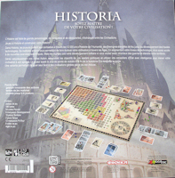 Verso de la boite de HISTORIA  (Gigamic)